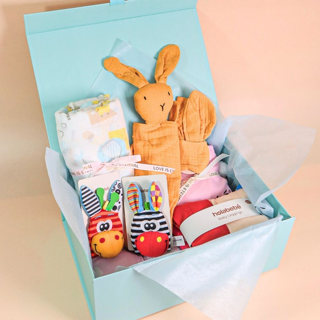 Holabebe Sweet Bunny 8-in1 Baby Gift Box | Unisex & Bunny Theme3