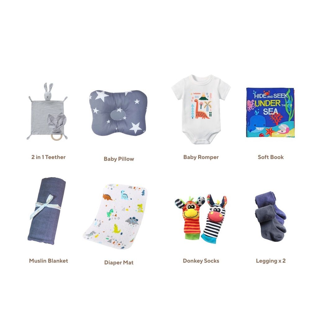 Holabebe Sweet Bunny 8-in1 Baby Gift Box | Unisex & Bunny Theme10