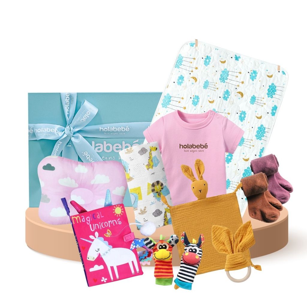 Holabebe Sweet Bunny 8-in1 Baby Gift Box | Unisex & Bunny Theme12
