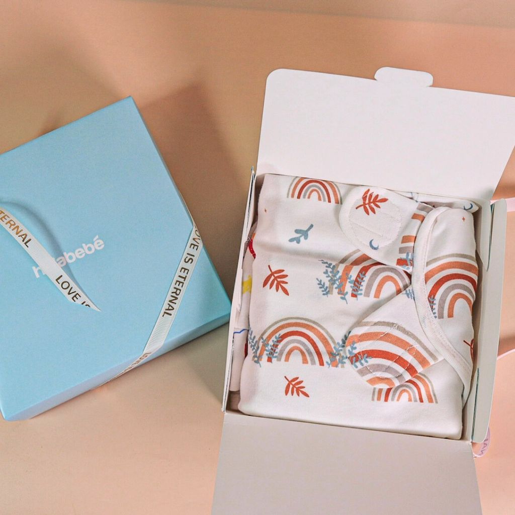 Holabebe Newborn Hello Baby Gift Set - Swaddle Wrap4
