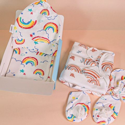 Holabebe Newborn Hello Baby Gift Set - Swaddle Wrap