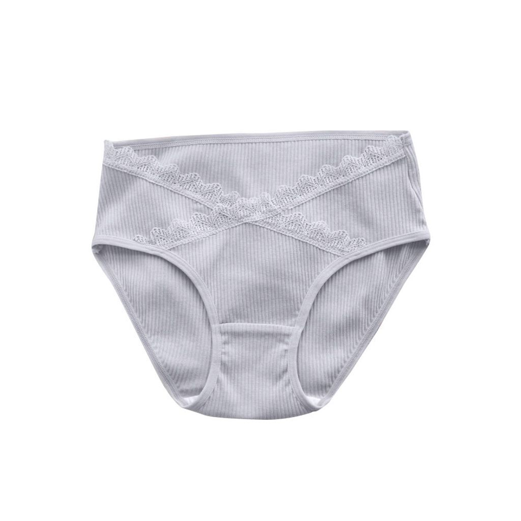 V Shaped Maternity Panties Grey