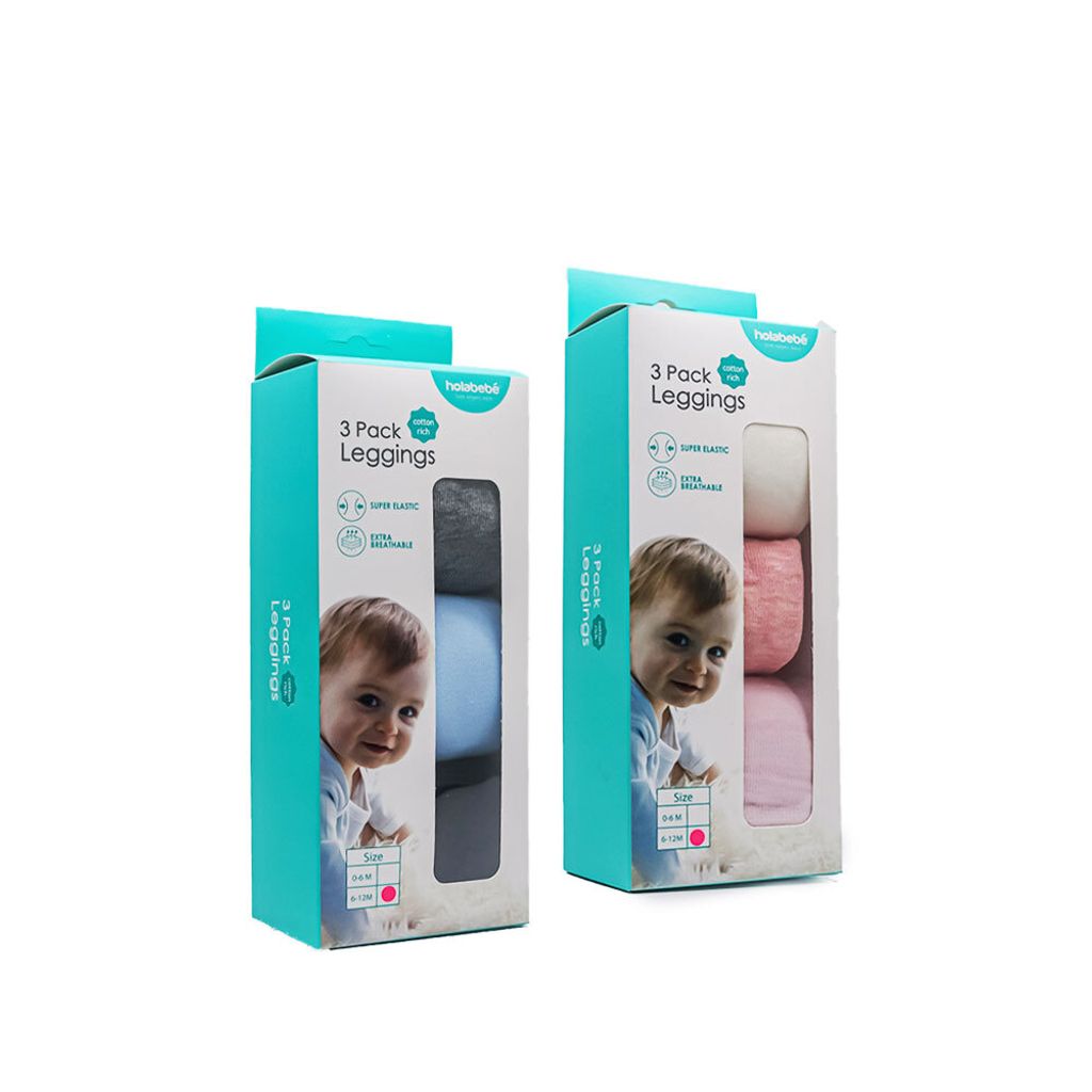 Holabebe 3-in-1 Baby Cotton Legging Stockings Set