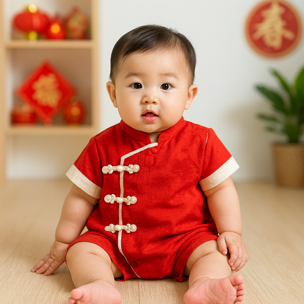 Holabebe Chinese Style Baby Romper Boy Malaysia