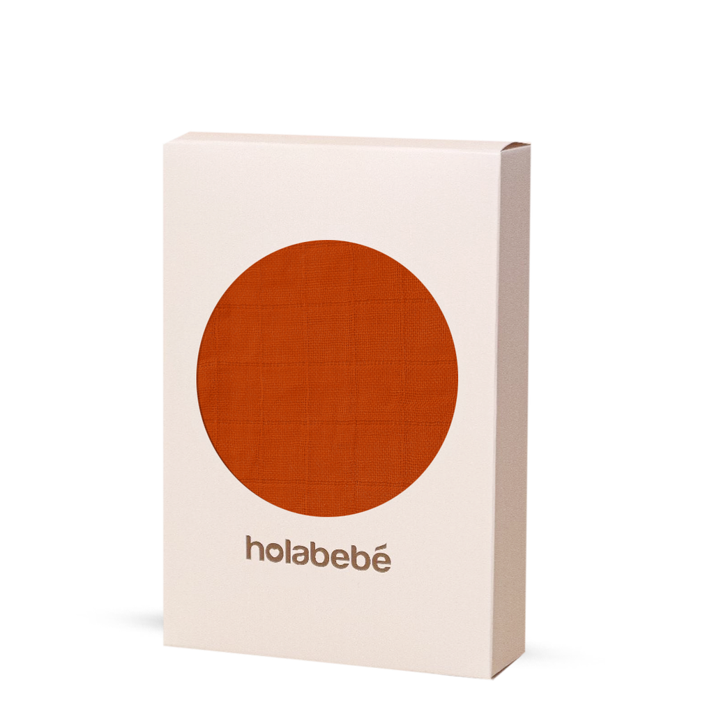 Muslin Blanket Burnt Orange