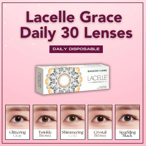Lacelle Grace Daily 30 lenses bausch  and lomb contacts online shop malaysia