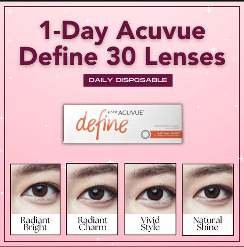 Acuvue Define 30 lenses colour contacts best online optical shop