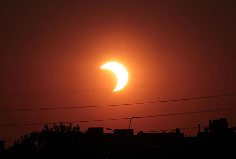 Why Is It Impossible to Look at the Sun During a Solar Eclipse moon sun eyes contact lens