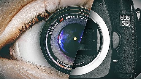 A Human Eye and a Camera Comparison