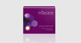 Miacare Confidence Color Monthly vs Miacare Confidence 2 Tone Color Monthly best price online optical shop contact lens lens box