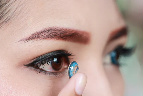 How to Choose The Right Tinted Color Contacts for You best online retail shop contact lens near me sale puting on lens