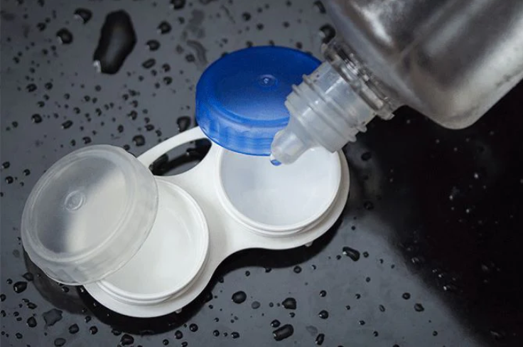 Can contact lens last long in solution?