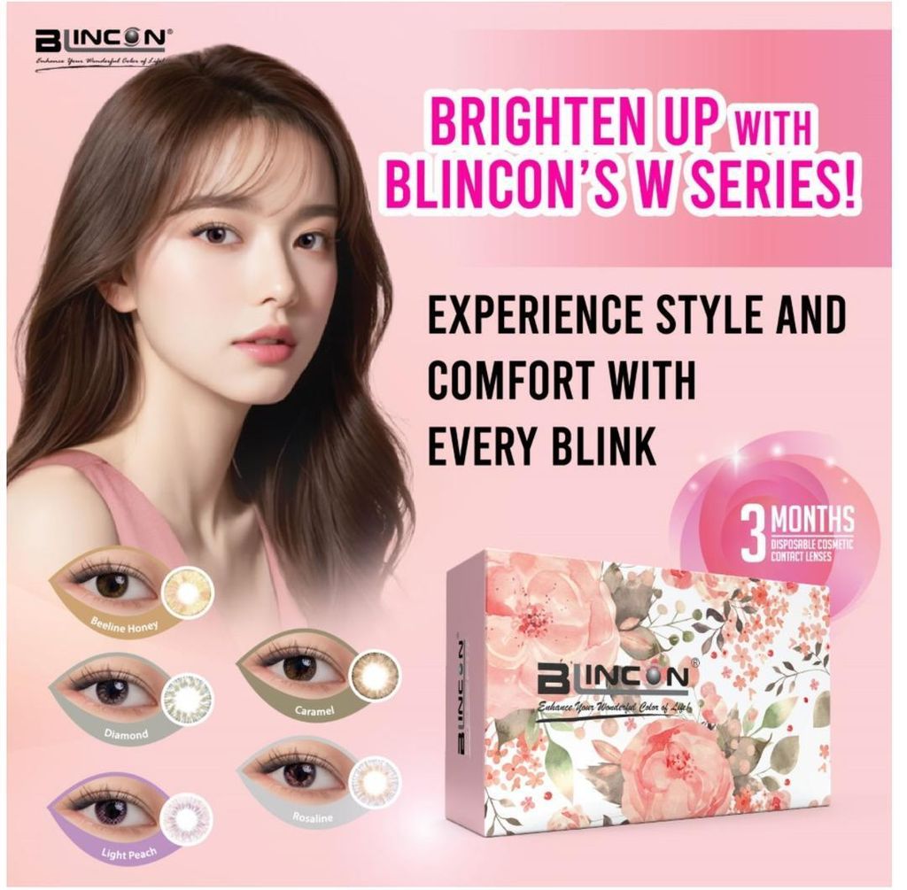 Blincon W Series box swatches contact lenses lens best optical shop near me online shop 3 months