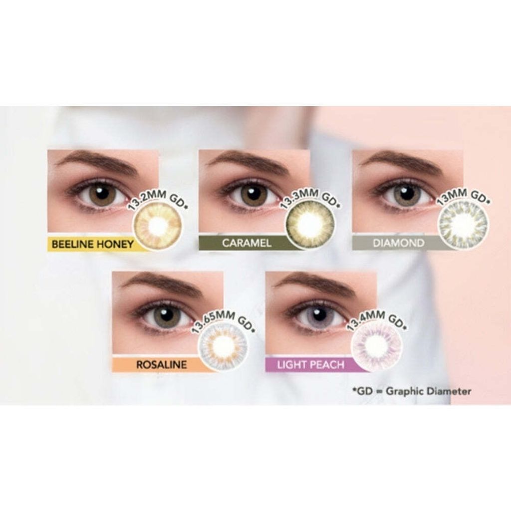 Blincon W Series box swatches contact lenses lens best optical shop near me online shop 3 months colour swatches