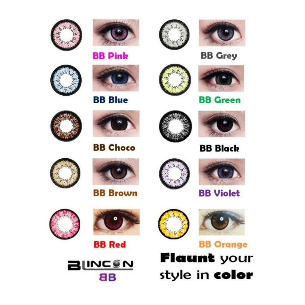Blincon BB Monthly 2 Lenses box swatches best price online optical shop near me sale malaysia swatches