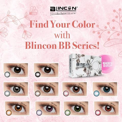 Blincon BB Monthly 2 Lenses box swatches best price online optical shop near me sale malaysia