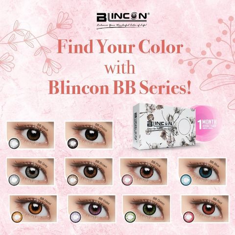 Blincon BB Monthly 2 Lenses box swatches best price online optical shop near me sale malaysia