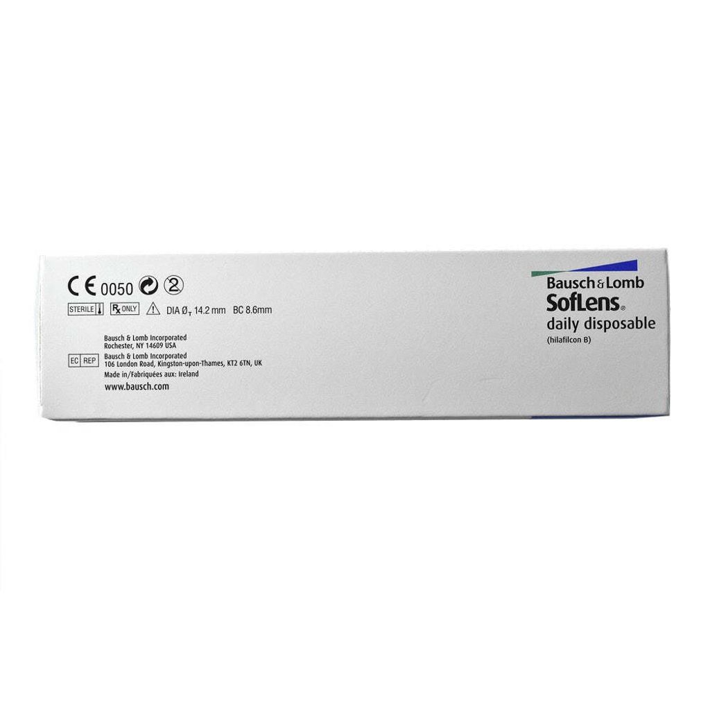 Soflens_Daily_Disposable_30pcs_Best online shop near me optical contact lens sale back of box Bausch & Lomb