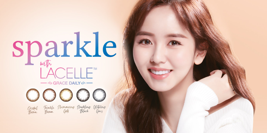 Lacelle Grace Daily 30 Lenses swatches best online shop near me optical retail color contact lens