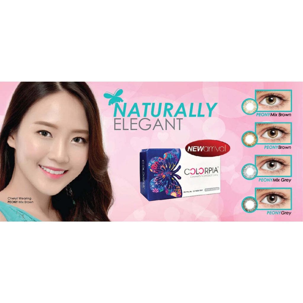 Colorpia Peony 2 Lenses color swatches best online contact lens sale optical shop near me model