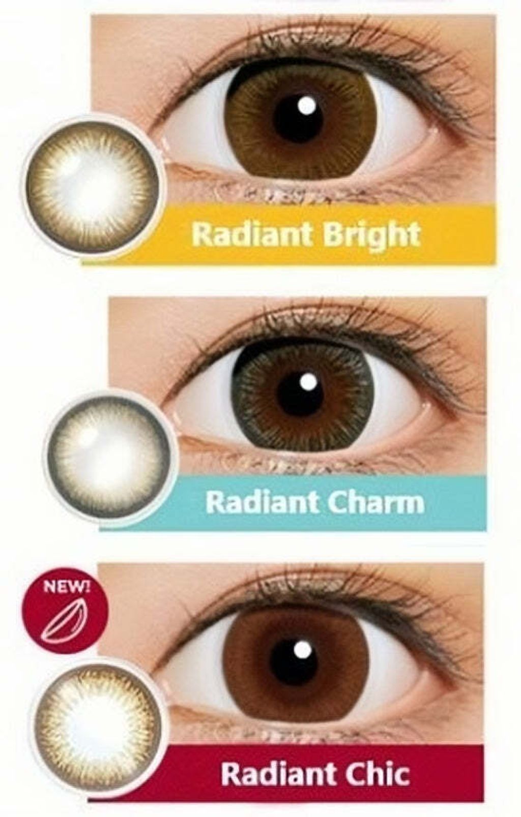 Acuvue_Define_Radiant Bright, Radiant Charm , Radiant Chic model best retail optical shop near me best price contact lenses