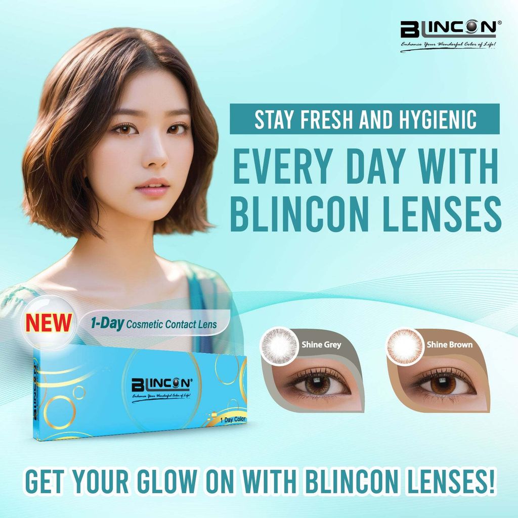 Blincon Daily Shine 1 Day Color contact lenses best online retail shop for contact lenses best price near me  swatch and box