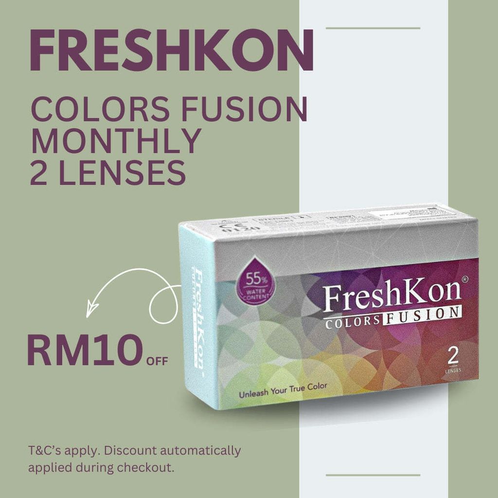 Freshkon Colors Fusion Monthly 2 Lenses best colour contact lens online retail shop near me promo
