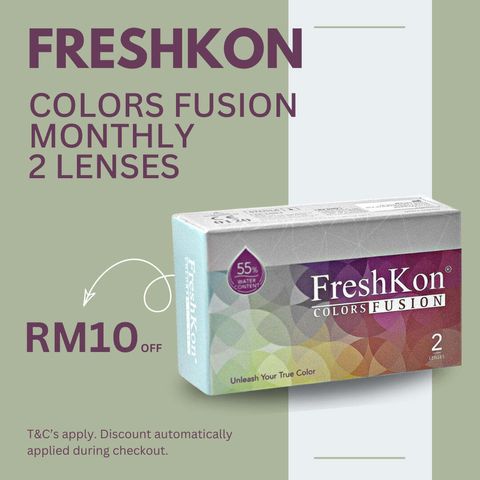 Freshkon Colors Fusion Monthly 2 Lenses best colour contact lens online retail shop near me promo