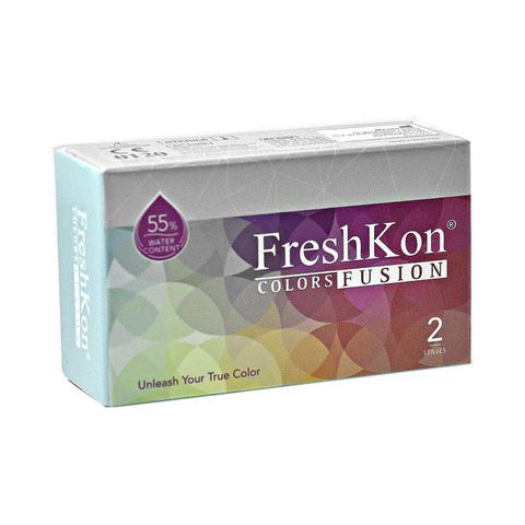 Freshkon Colors Fusion Monthly 2 Lenses best colour contact lens online retail shop near me box