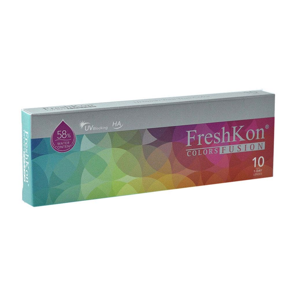 Freshkon Color Fusion 1Day 10pcs  daily top best optical retail shop for contact lens best price