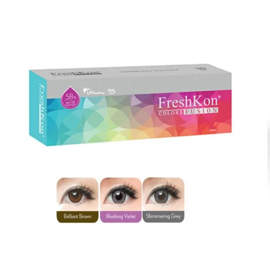 Freshkon Color Fusion 1Day 30pcs  daily top best optical retail shop for contact lens best price swatches