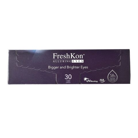Freshkon Alluring Eyes 1Day 30pcs daily colour contact lens best price top optical retail shop near me box