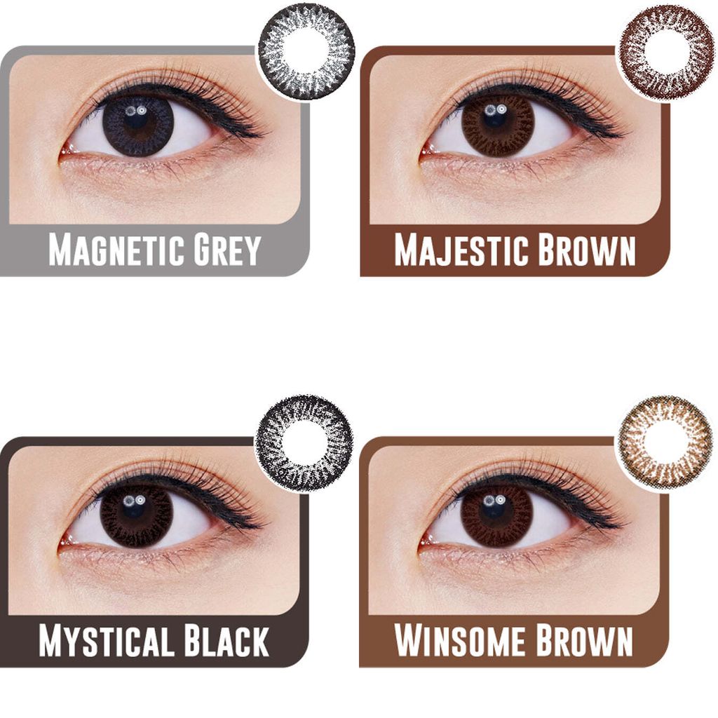 Freshkon Alluring Eyes daily colour contact lens best price top optical retail shop near me model color swatches