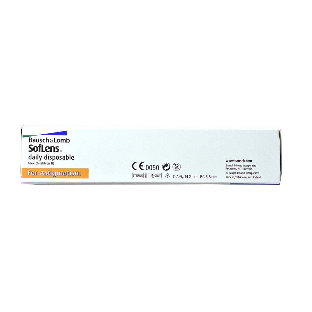 Soflens_Daily_Toric_ Best online shop near me optical contact lens sale box side Bausch & Lomb