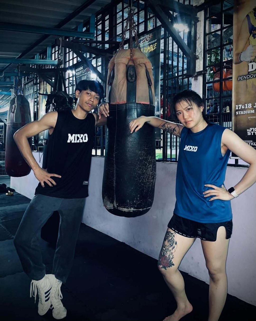 Training with the best gear 👊🏻✌🏻