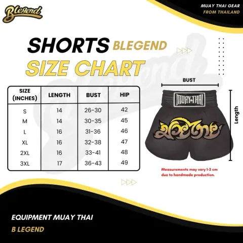 Blegend_Shorts_Size_Chart