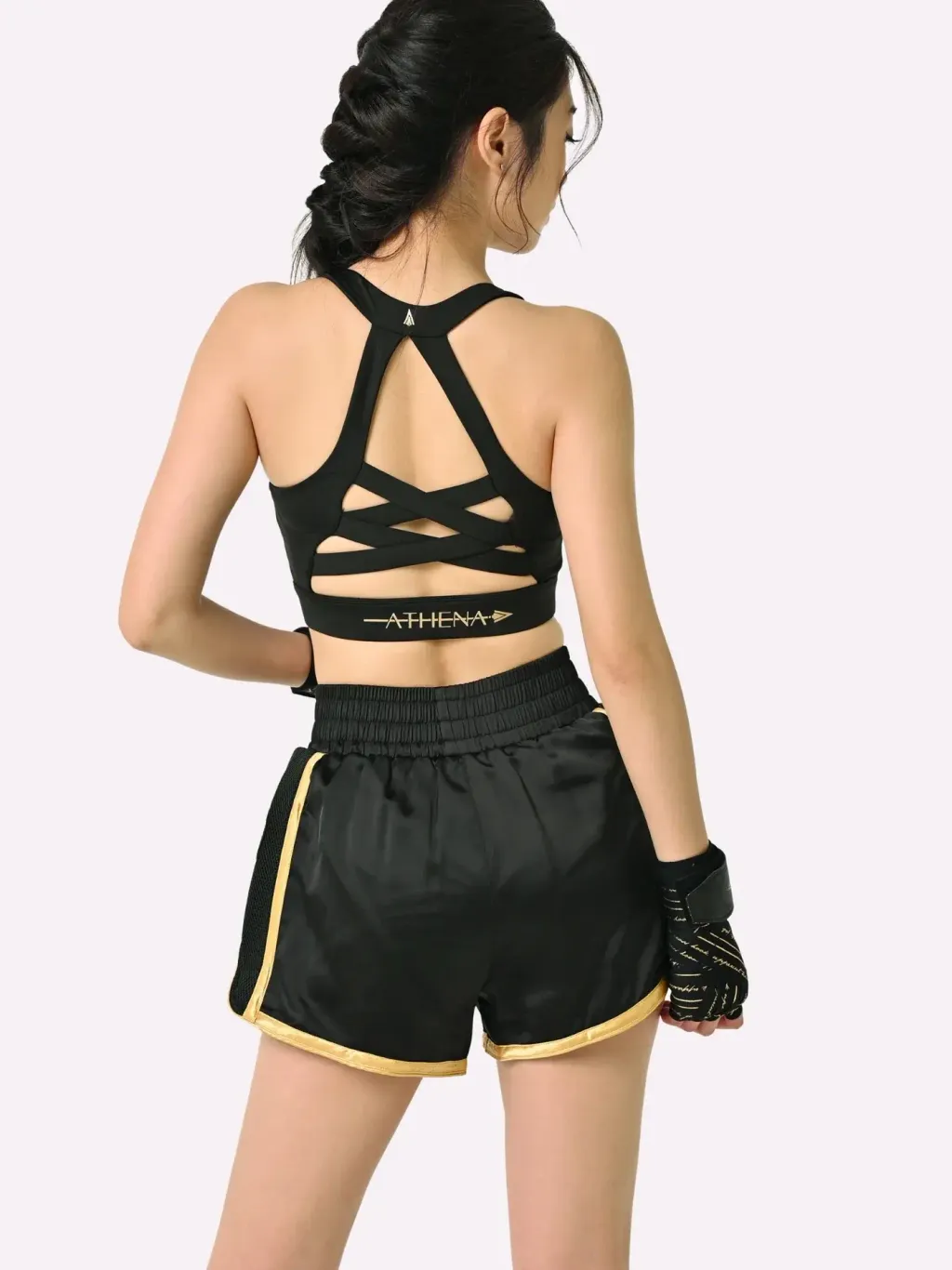 athena-fightwear-artemisia-womens-muay-thai-shorts-blackgold-5