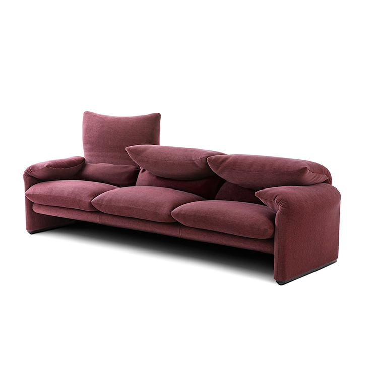 'Maralunga-675-三人238公分寬-無滾邊---Cassina-'