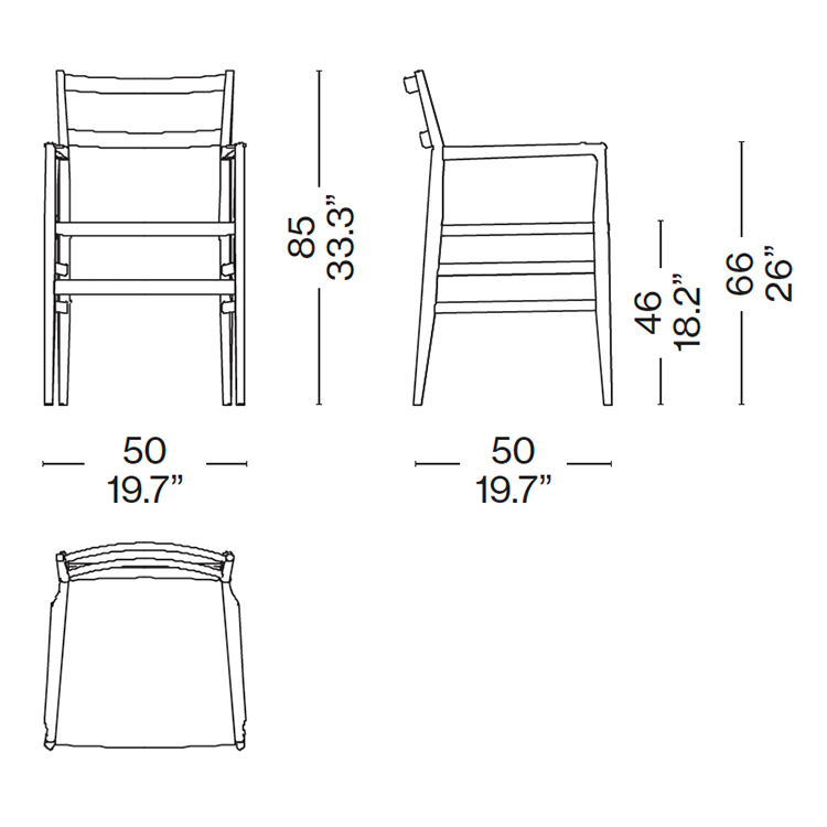 'Leggera-646-有扶手---Cassina-'size