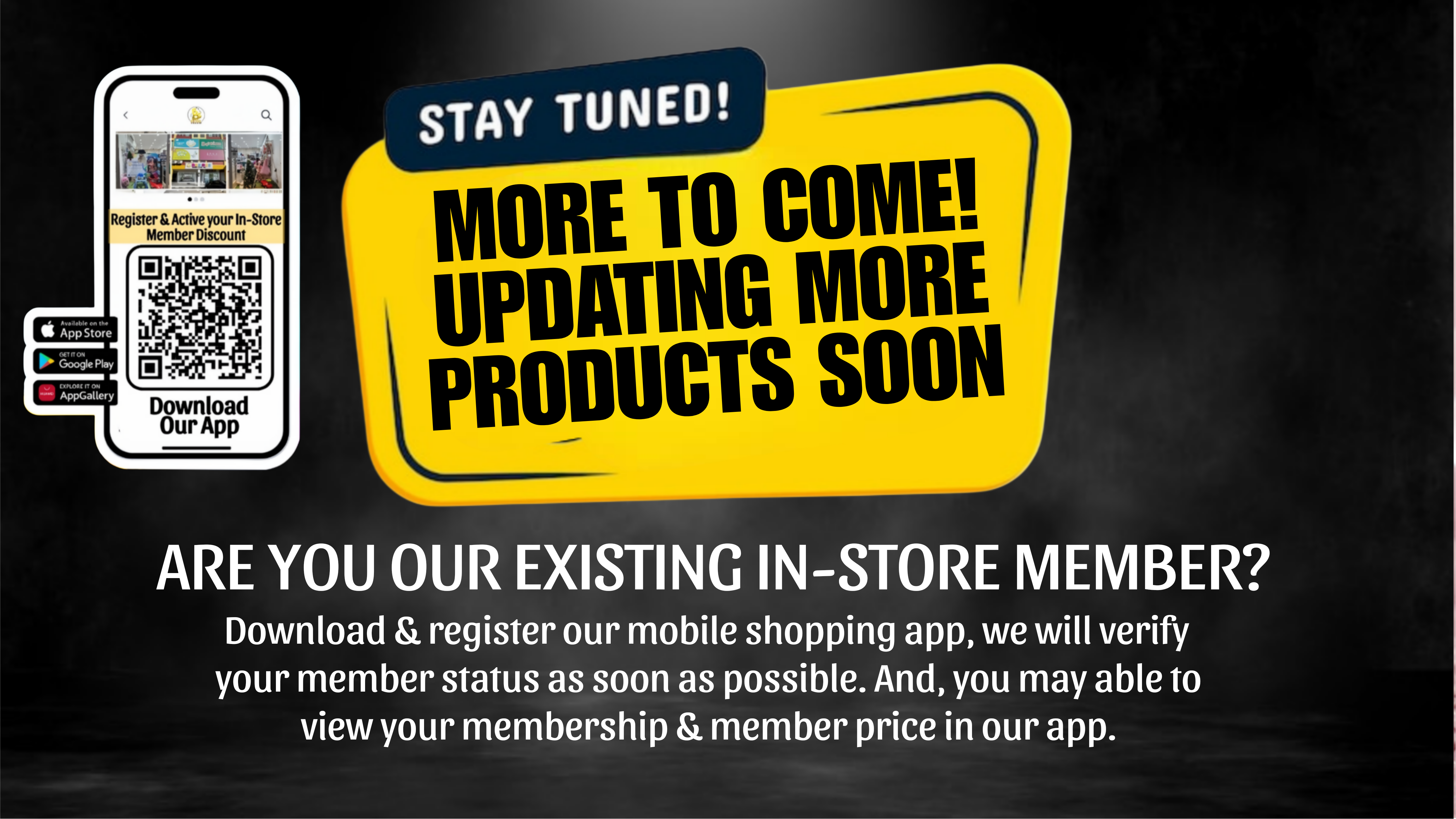 Stay Tuned ! MORE TO COME!