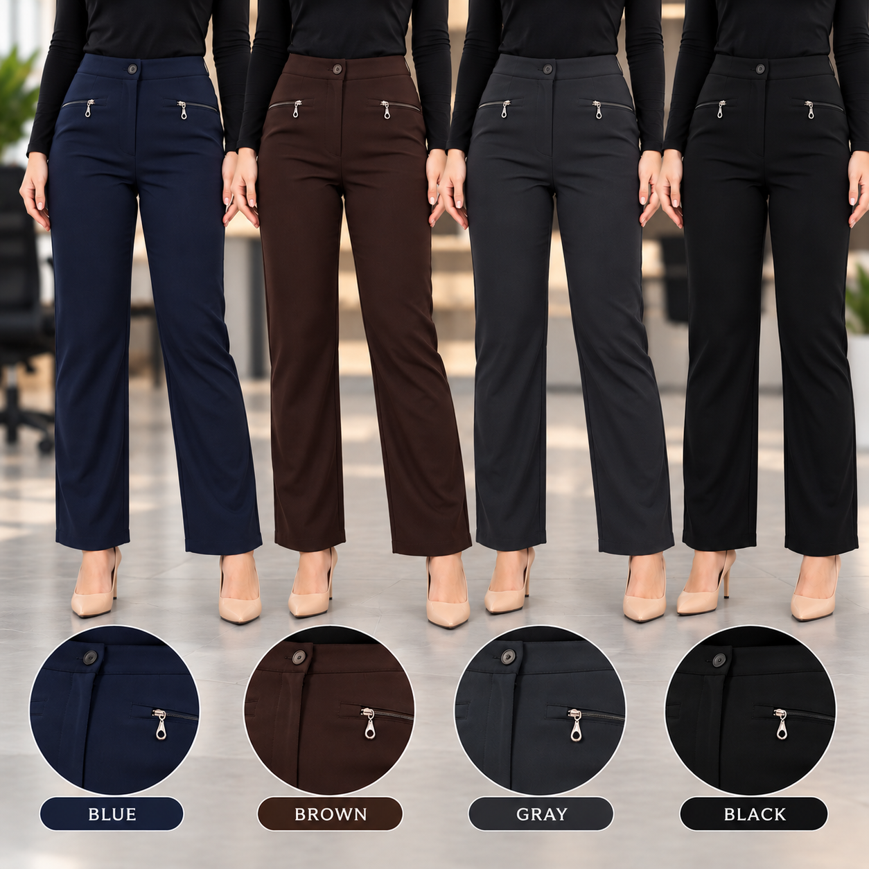 Four-Tone Tailored Trousers Collection