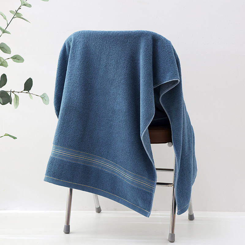 【藍色】70x140浴巾