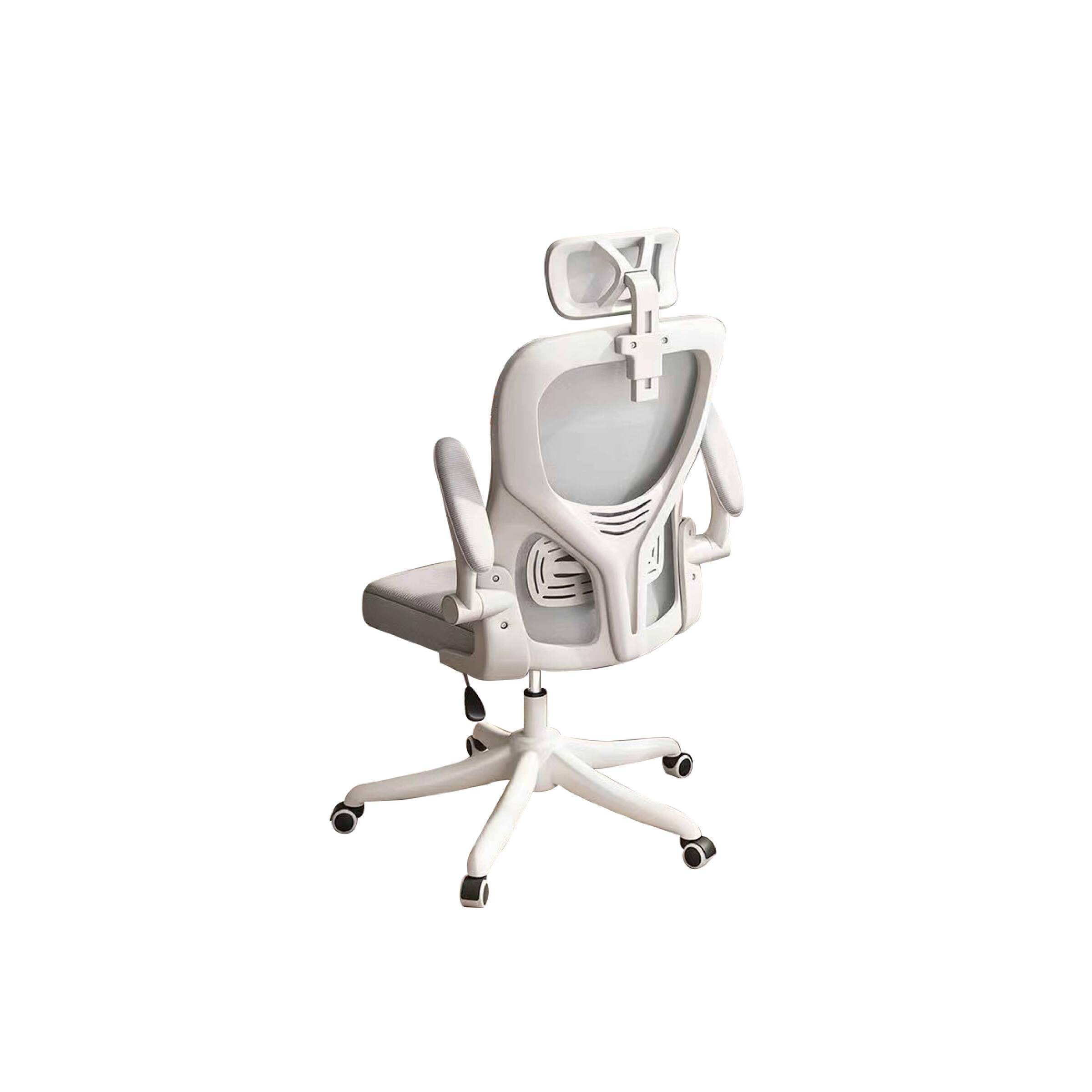 人體工學款-白-有頭枕