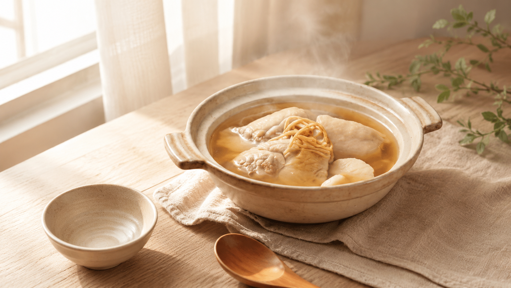 黃金蟲草雞湯-2
