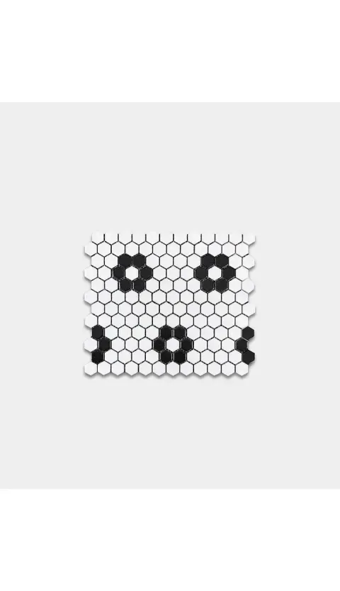Hex Floral Black & White - Mosaic_r80gll034l5w56efncr8.webp