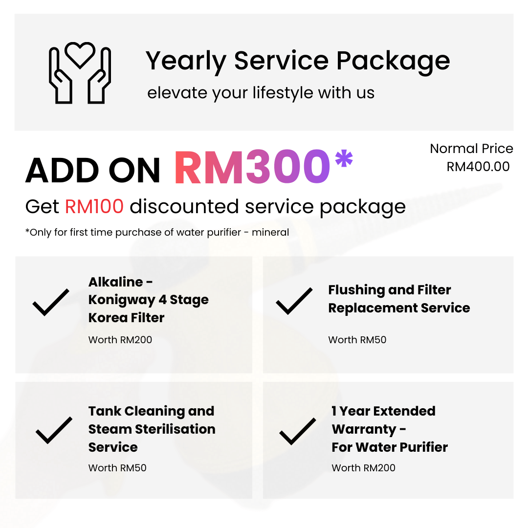 5A Konigway KW313 Yearly Service Package Alkaline