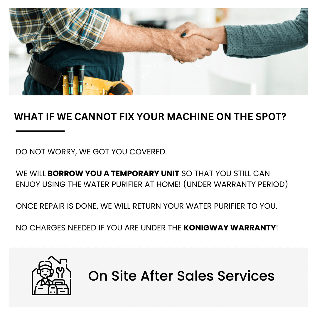 10 Konigway KW313 On Site After Sales Services