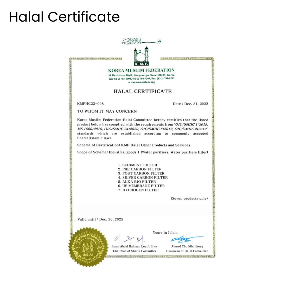 10 Konigway KR360 Halal Cerficate