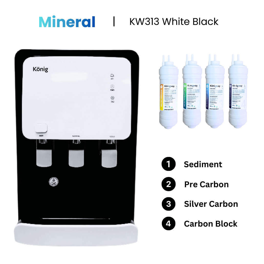 2 Konigway KW313 White Black Mineral