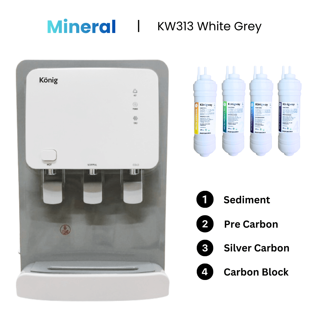 3 Konigway KW313 White Grey Mineral